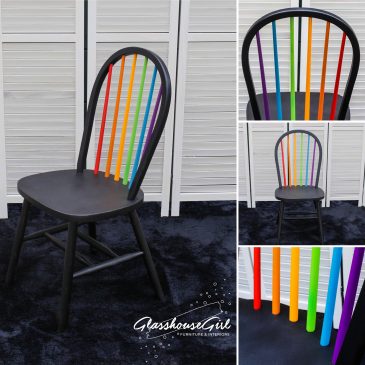 Rainbow Stickback Chair