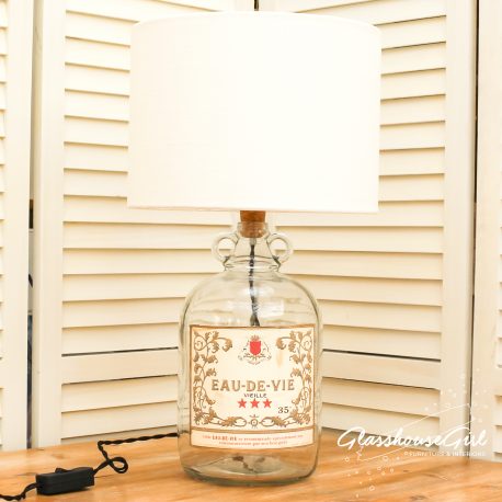 Glasshouse Girl Eau de Vie Bottle Lamp
