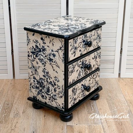glasshouse-girl-dalston-rose-floral-roses-cream-black-upcycled-pine-bedside-table-5