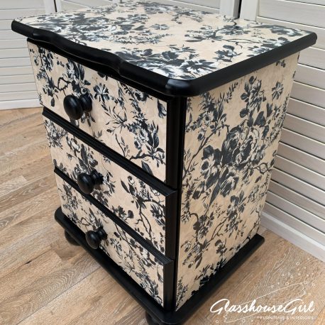 glasshouse-girl-dalston-rose-floral-roses-cream-black-upcycled-pine-bedside-table-7