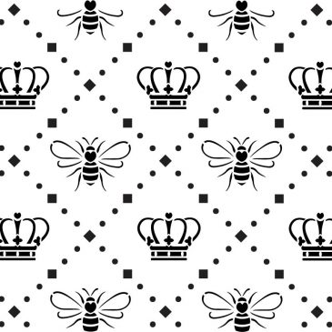 “Queen Bee Lattice” Stencil – A3